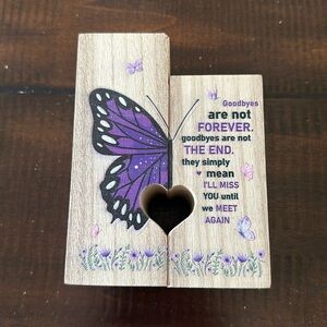 Butterfly Candle Holders (wood)